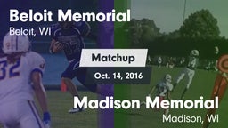 Matchup: Beloit Memorial vs. Madison Memorial  2016