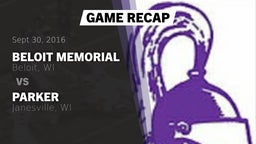 Recap: Beloit Memorial  vs. Parker  2016