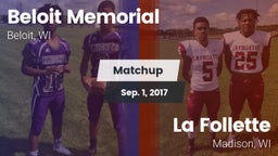 Matchup: Beloit Memorial vs. La Follette  2017