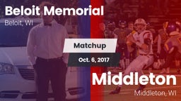 Matchup: Beloit Memorial vs. Middleton  2017