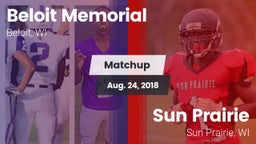 Matchup: Beloit Memorial vs. Sun Prairie 2018
