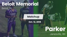 Matchup: Beloit Memorial vs. Parker  2018