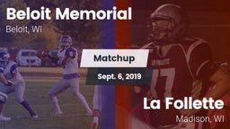 Matchup: Beloit Memorial vs. La Follette  2019