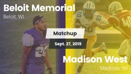 Matchup: Beloit Memorial vs. Madison West  2019