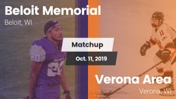 Matchup: Beloit Memorial vs. Verona Area  2019