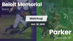 Matchup: Beloit Memorial vs. Parker  2019