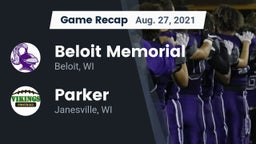 Recap: Beloit Memorial  vs. Parker  2021
