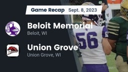 Recap: Beloit Memorial  vs. Union Grove  2023