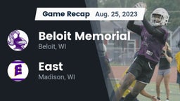 Recap: Beloit Memorial  vs. East  2023