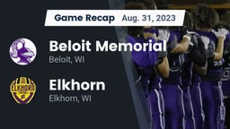 Recap: Beloit Memorial  vs. Elkhorn  2023