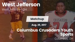 Matchup: West Jefferson vs. Columbus Crusaders Youth Sports 2017