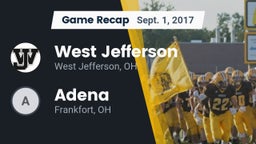 Recap: West Jefferson  vs. Adena  2017