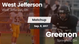 Matchup: West Jefferson vs. Greenon  2017