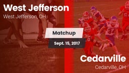 Matchup: West Jefferson vs. Cedarville  2017