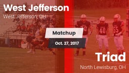 Matchup: West Jefferson vs. Triad  2017