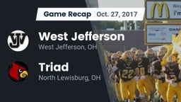 Recap: West Jefferson  vs. Triad  2017