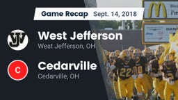 Recap: West Jefferson  vs. Cedarville  2018
