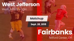Matchup: West Jefferson vs. Fairbanks  2018