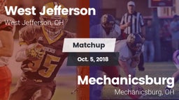 Matchup: West Jefferson vs. Mechanicsburg  2018