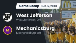 Recap: West Jefferson  vs. Mechanicsburg  2018