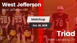 Matchup: West Jefferson vs. Triad  2018