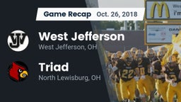 Recap: West Jefferson  vs. Triad  2018