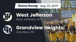 Recap: West Jefferson  vs. Grandview Heights  2019