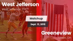 Matchup: West Jefferson vs. Greeneview  2019
