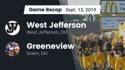Recap: West Jefferson  vs. Greeneview  2019