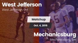 Matchup: West Jefferson vs. Mechanicsburg  2019