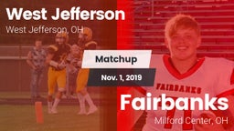 Matchup: West Jefferson vs. Fairbanks  2019