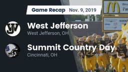 Recap: West Jefferson  vs. Summit Country Day 2019