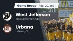 Recap: West Jefferson  vs. Urbana  2021