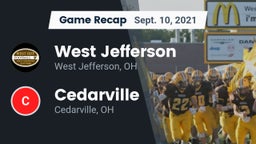 Recap: West Jefferson  vs. Cedarville  2021