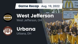 Recap: West Jefferson  vs. Urbana  2022