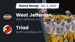 Recap: West Jefferson  vs. Triad  2023