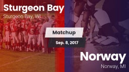 Matchup: Sturgeon Bay High vs. Norway  2017