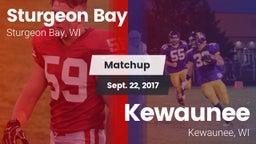 Matchup: Sturgeon Bay High vs. Kewaunee  2017