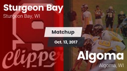Matchup: Sturgeon Bay High vs. Algoma  2017
