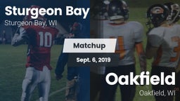 Matchup: Sturgeon Bay High vs. Oakfield  2019