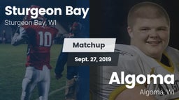 Matchup: Sturgeon Bay High vs. Algoma  2019