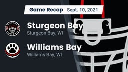 Recap: Sturgeon Bay  vs. Williams Bay  2021
