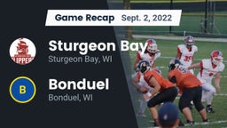 Recap: Sturgeon Bay  vs. Bonduel  2022