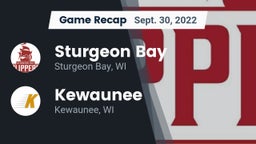 Recap: Sturgeon Bay  vs. Kewaunee  2022