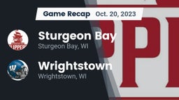 Recap: Sturgeon Bay  vs. Wrightstown  2023