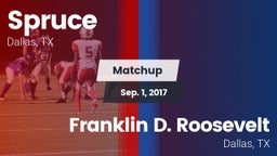 Matchup: Spruce vs. Franklin D. Roosevelt  2017