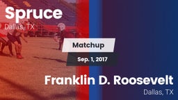 Matchup: Spruce vs. Franklin D. Roosevelt  2017