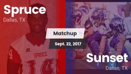 Matchup: Spruce vs. Sunset  2017