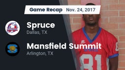 Recap: Spruce  vs. Mansfield Summit  2017