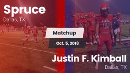 Matchup: Spruce vs. Justin F. Kimball  2018